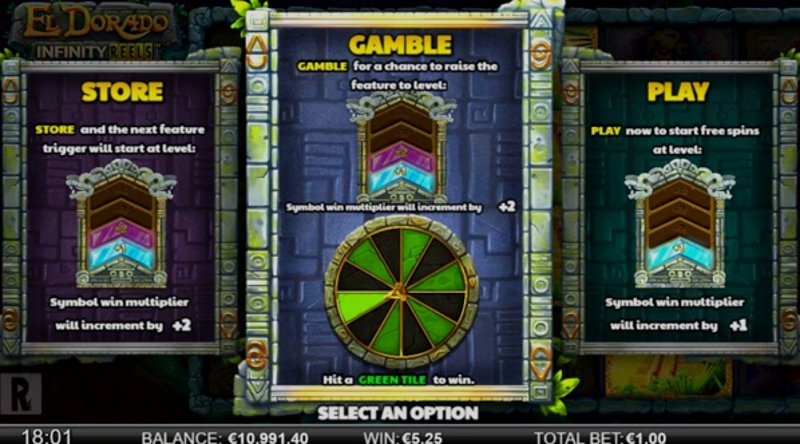 Play El Dorado Infinity Reels by Yggdrasil at 1Win Casino