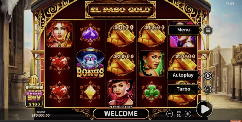 Play El Paso Gold by Skywind at 1Win Casino