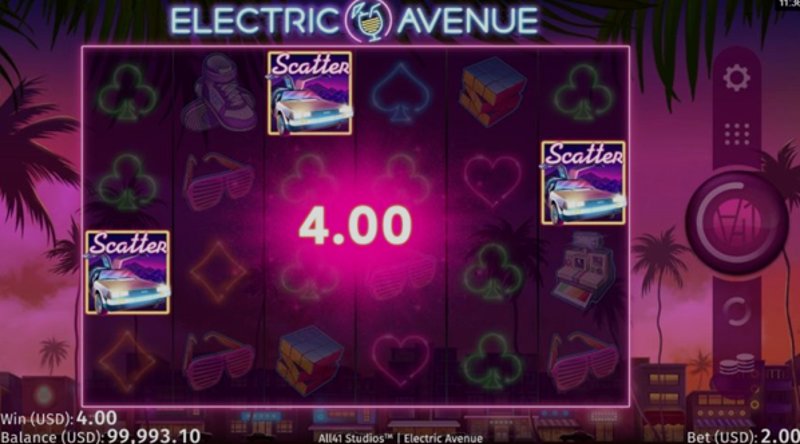 Play Electric Avenue by Games Global at 1Win Casino