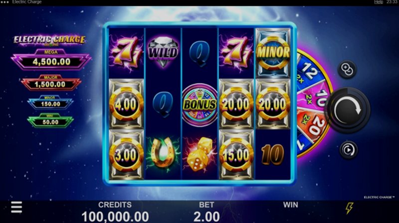 Play Electric Charge by Games Global at 1Win Casino