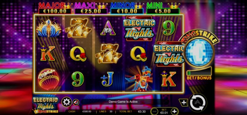 Play Electric Nights by Ainsworthgame at 1Win Casino