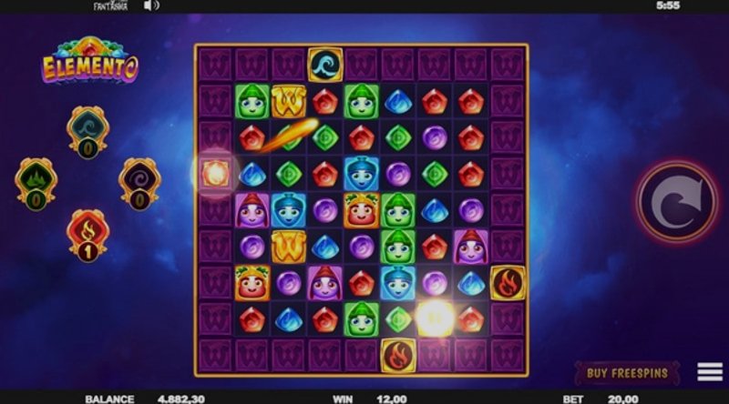 Play Elemento by Fantasma at 1Win Casino