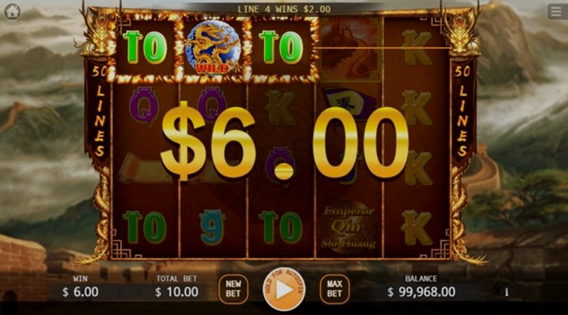 Play Emperor Qin by Kagaming at 1Win Casino