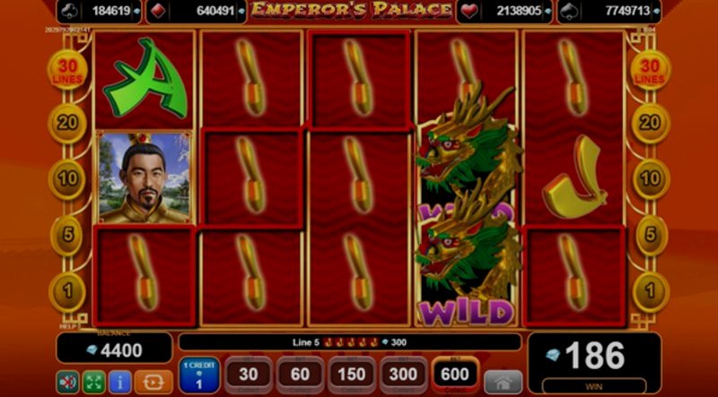 Play Emperors palace by Amusnet at 1Win Casino