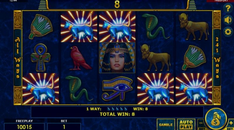 Play Enchanted Cleopatra by Amatic at 1Win Casino