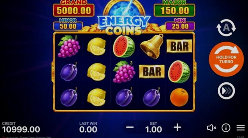 Play Energy Coins: Hold and Win by Softswiss at 1Win Casino