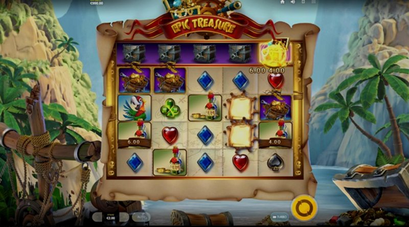 Play Epic Treasure by Softswiss at 1Win Casino