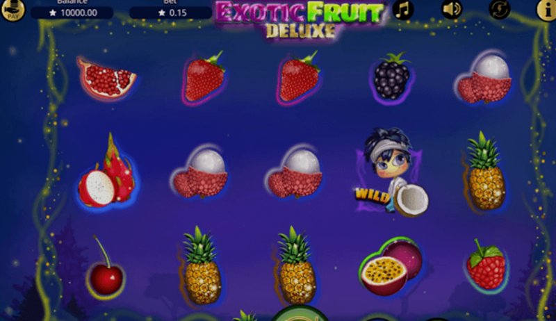 Play Exotic Fruit by Booming at 1Win Casino