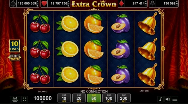 Play Extra Crown by Amusnet Interactive at 1Win Casino