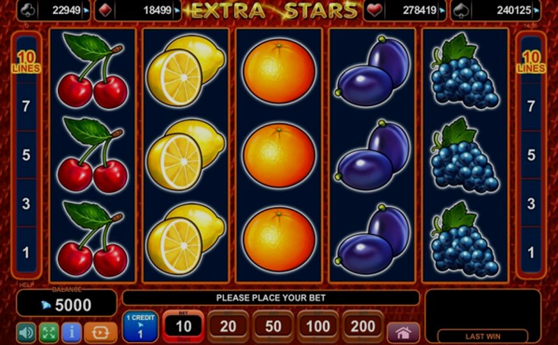 Play Extra Stars by Amusnet Interactive at 1Win Casino