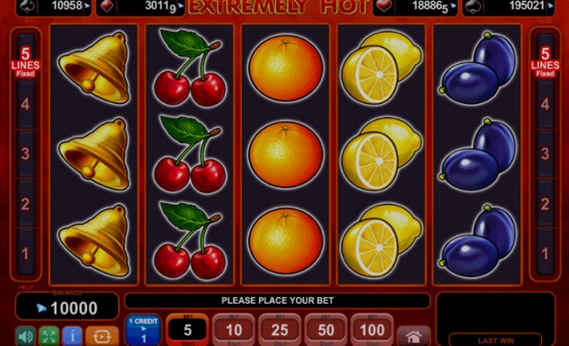 Play Extremely Hot by Amusnet Interactive at 1Win Casino