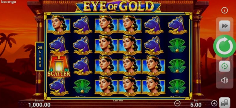 Play Eye of Gold by 3 Oaks Gaming at 1Win Casino