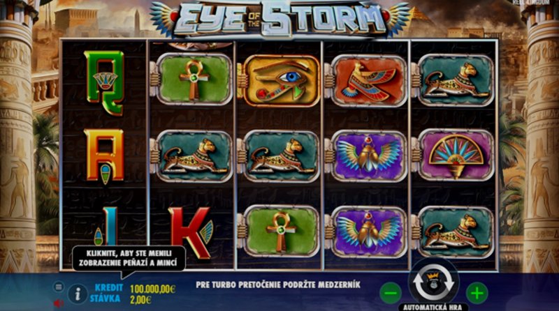 Play Eye of the Storm by Pragmatic at 1Win Casino