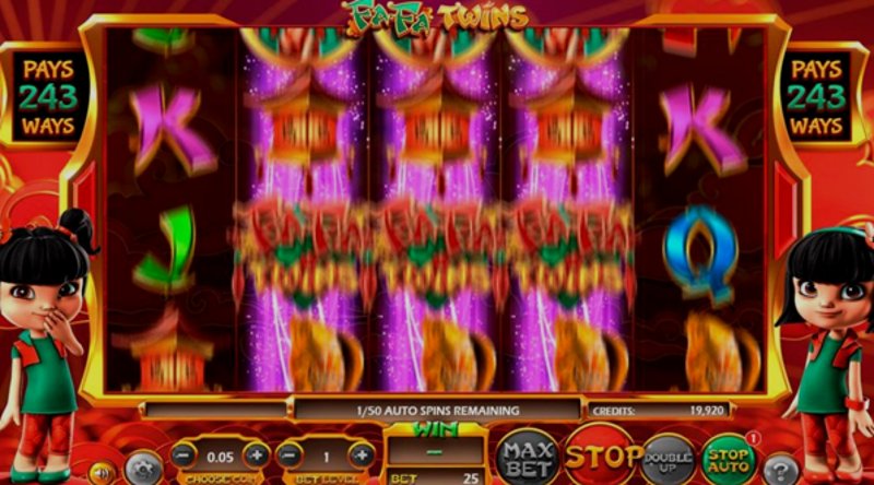 Play Fa-Fa Twins by Betsoft at 1Win Casino