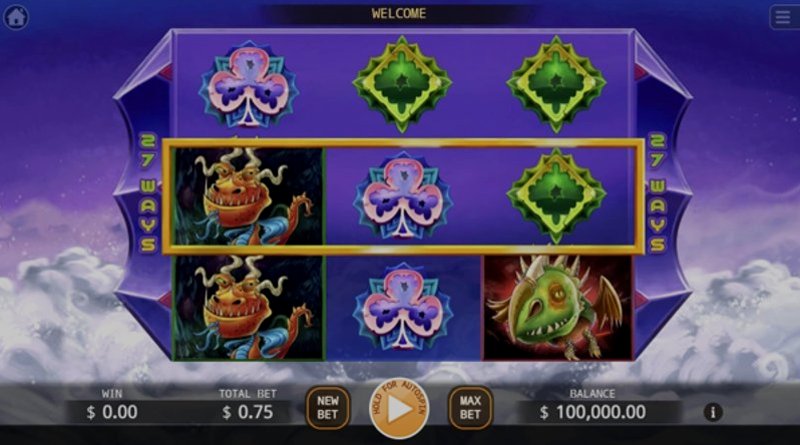 Play Fantasy Dragons by Kaga at 1Win Casino