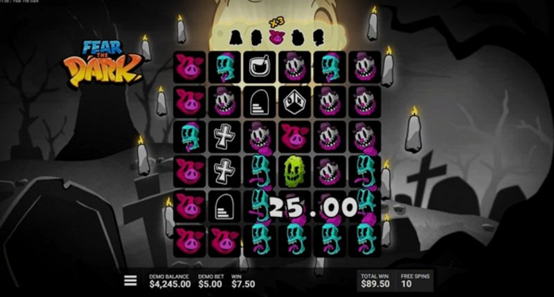 Play Fear the dark by Hacksaw at 1Win Casino