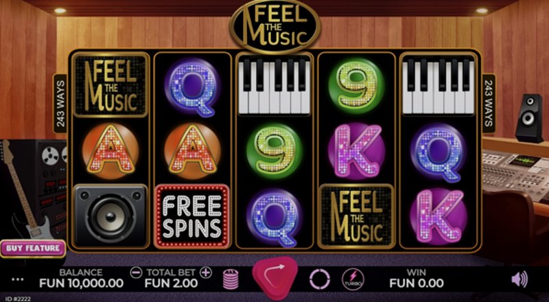 Play Feel The Music by Caleta at 1Win Casino