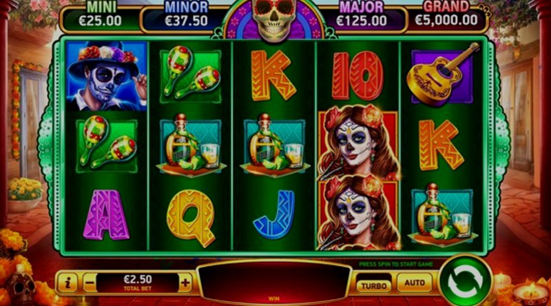 Play Feliz Dia De los Muertos by Rubyplay at 1Win Casino