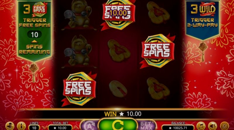 Play Feng Shui Kitties by Booming at 1Win Casino