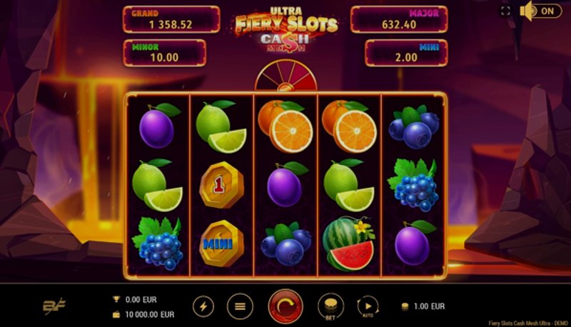 Play Fiery Slots by Bf Games at 1Win Casino