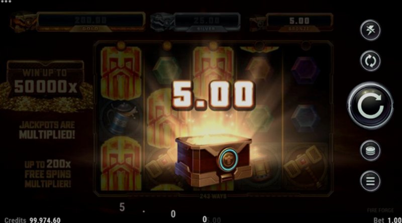 Play Fire Forge by Microgaming at 1Win Casino