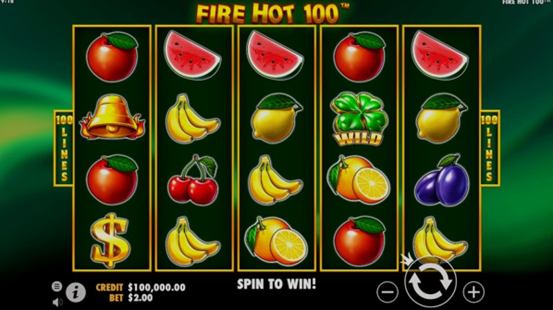 Play Fire Hot 100 by Pragmatic at 1Win Casino