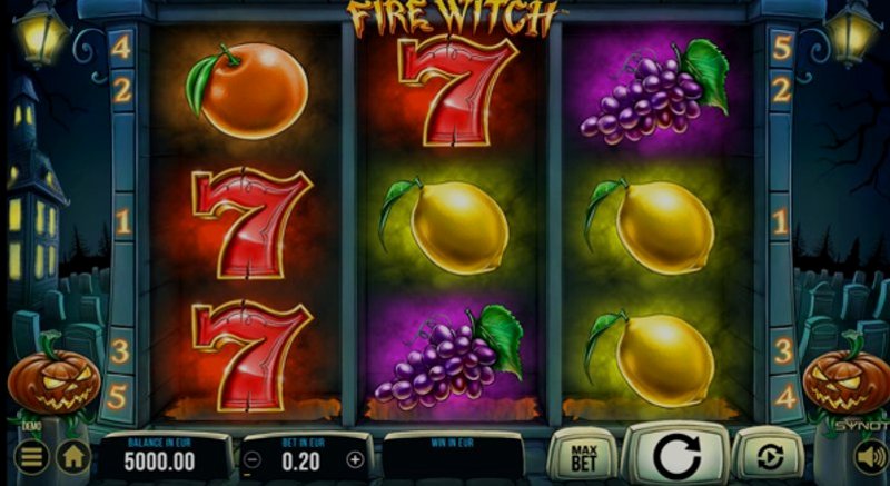 Play Fire Witch by Synot at 1Win Casino