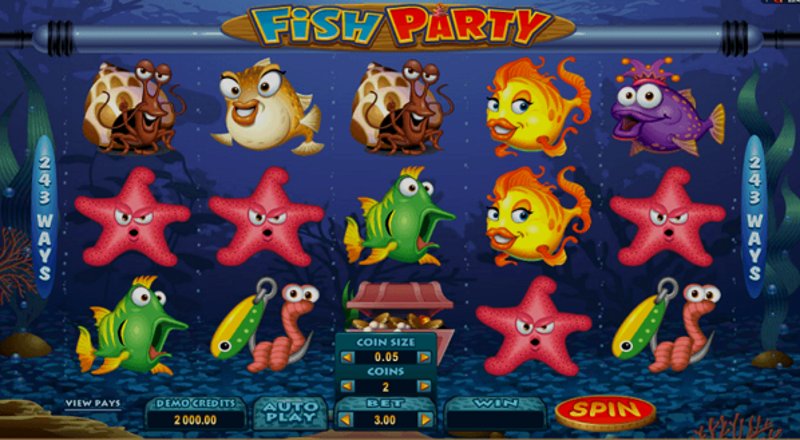 Play Fish Party by Microgaming at 1Win Casino