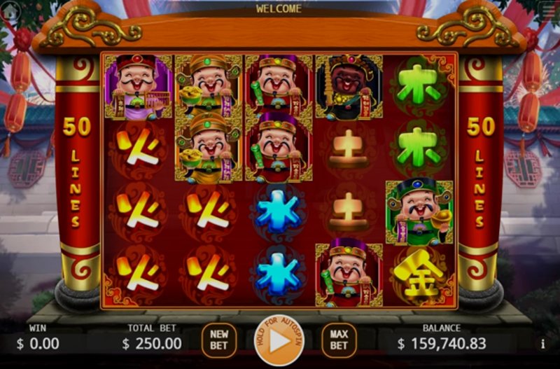 Play Five Fortune Gods by Kagaming at 1Win Casino