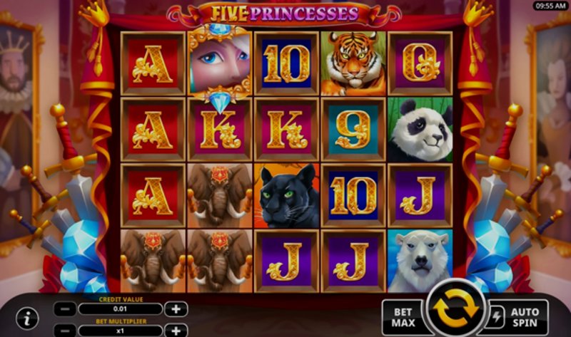 Play Five Princesses by Swintt at 1Win Casino