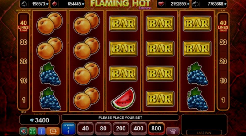 Play Flaming Hot Extreme by Amusnet at 1Win Casino