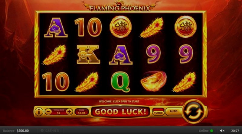 Play Flaming Phoenix by Skywind at 1Win Casino