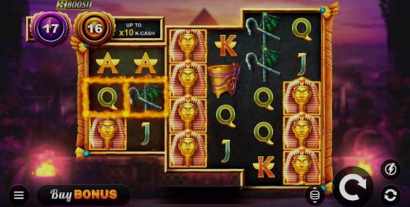 Play Flaming Scarabs by Kalamba at 1Win Casino