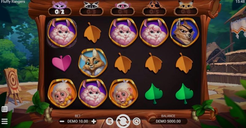 Play Fluffy Rangers by Evoplay at 1Win Casino