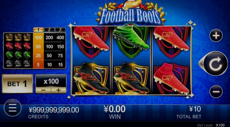 Play Football Boots by Cq9 at 1Win Casino