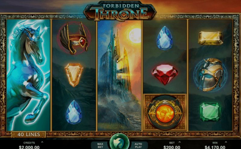 Play Forbidden Throne by Microgaming at 1Win Casino