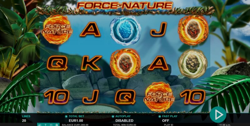 Play Force of Nature by Leander at 1Win Casino