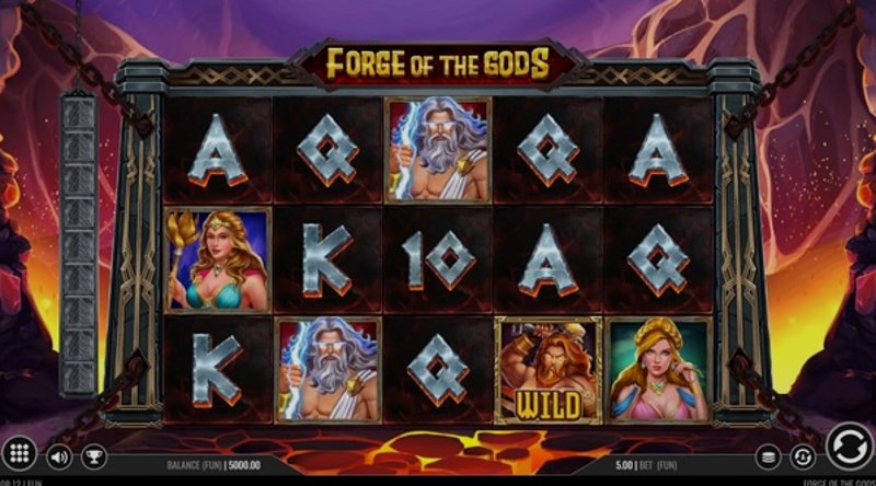 Play Forge of the Gods by Iron Dog Studios at 1Win Casino