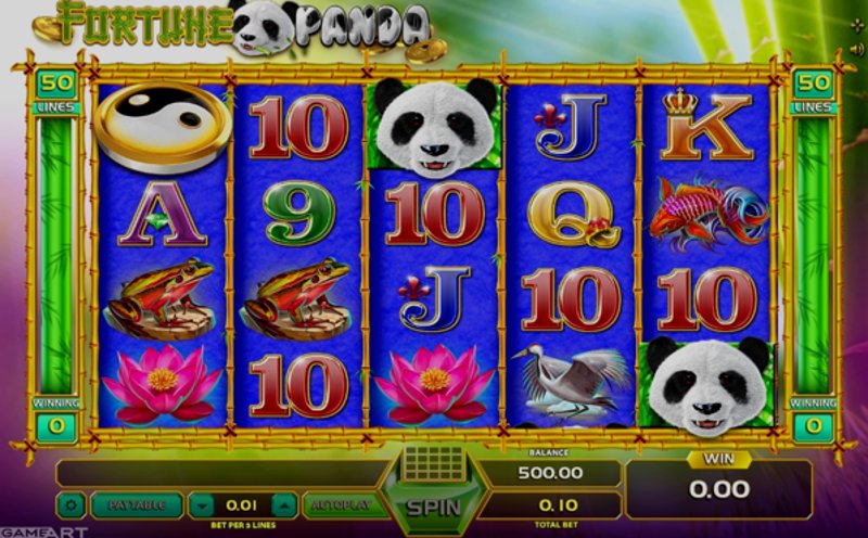 Play Fortune Panda by Gameart at 1Win Casino