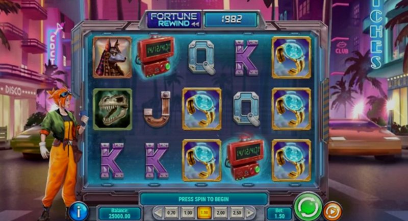 Play Fortune Rewind by Playn Go at 1Win Casino