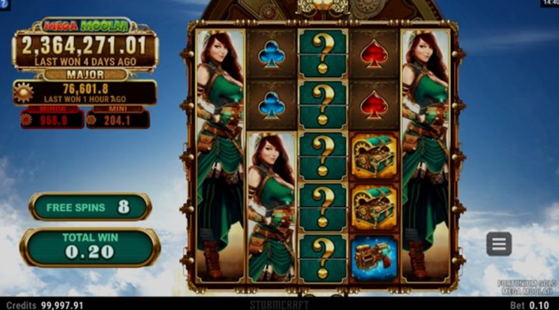 Play Fortunium Gold Mega Moolah by Mgplus at 1Win Casino