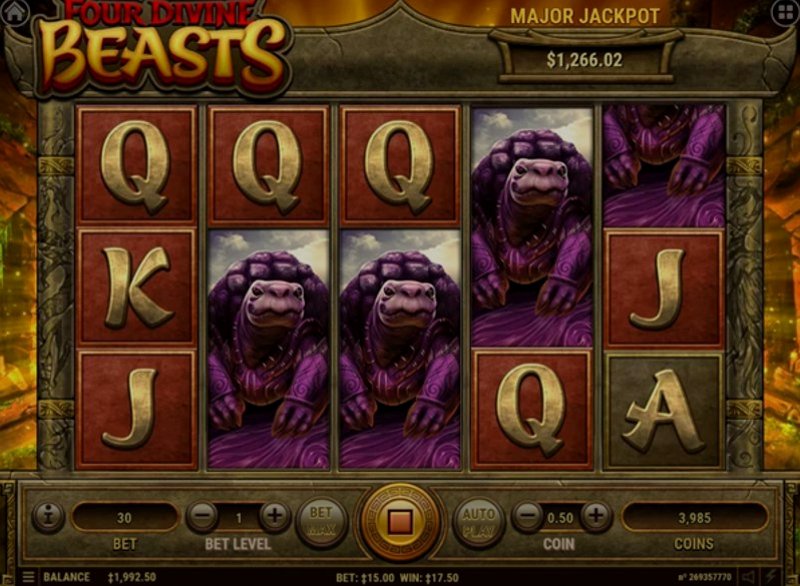 Play Four Divine Beasts by Habanero at 1Win Casino