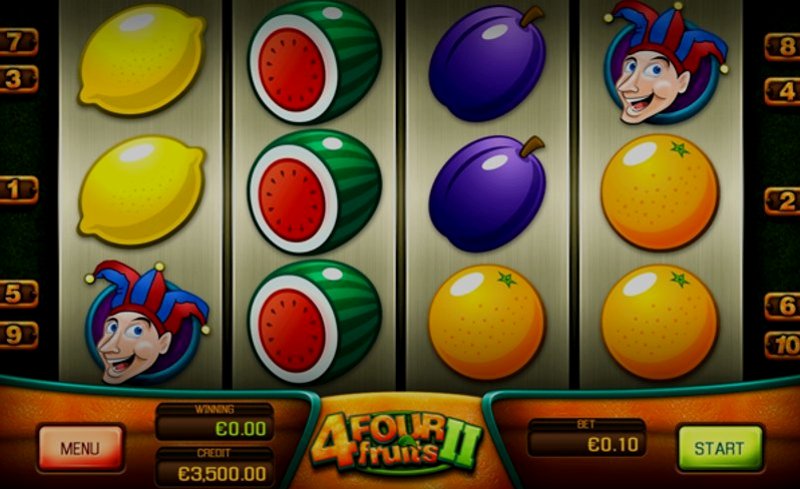 Play Four Fruits II by Apollo Play at 1Win Casino