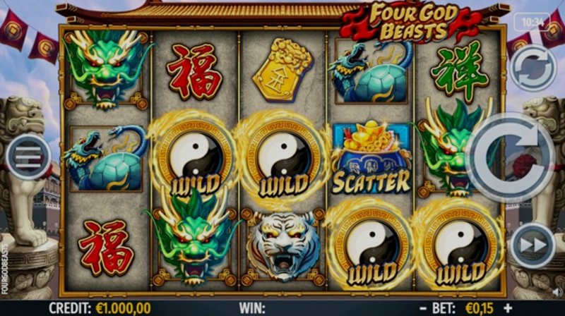 Play Four God Beasts in Ivory Coast at 1Win Casino