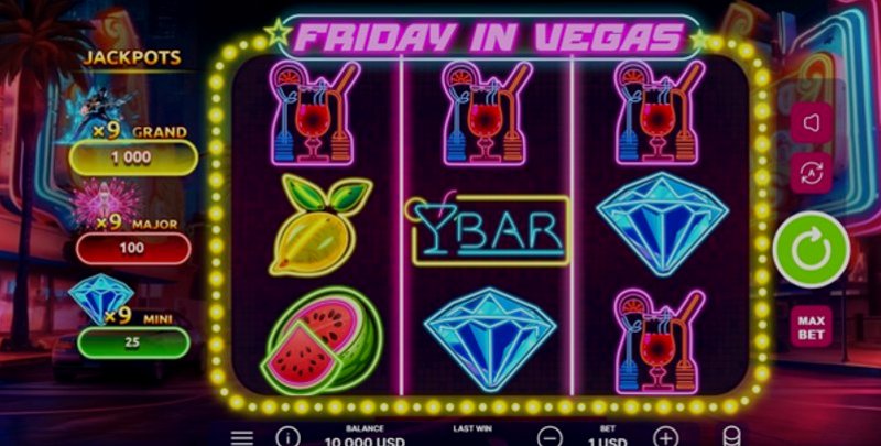 Play Friday in Vegas by Onlyplay at 1Win Casino