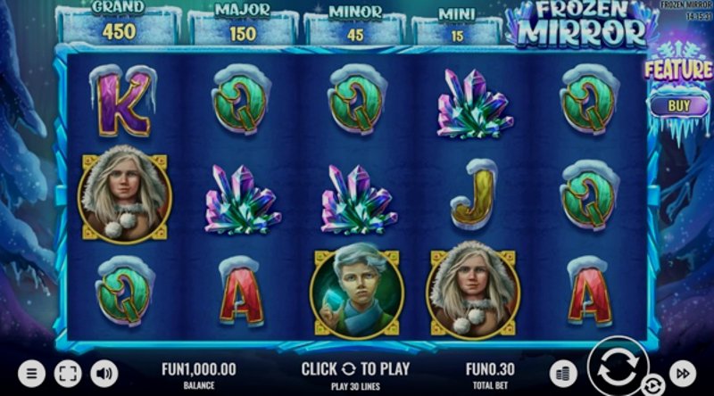 Play Frozen Mirror by Platipus at 1Win Casino