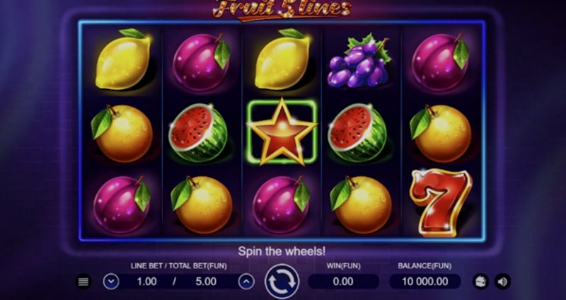 Play Fruit 5 Lines by Zillion Games at 1Win Casino