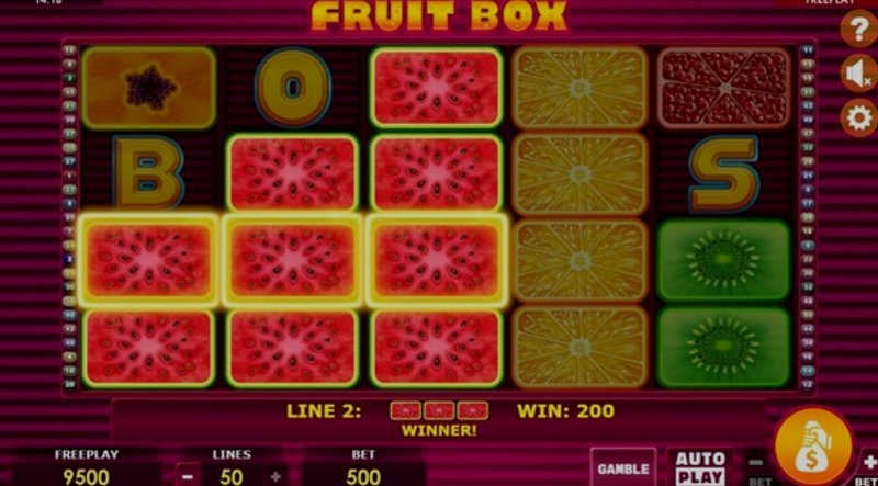 Play Fruit Box by Amatic at 1Win Casino