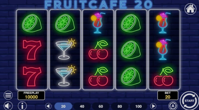 Play Fruit Cafe 20 by 1spin4win at 1Win Casino