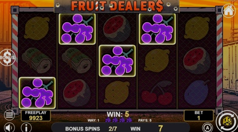 Play Fruit Dealers by 1spin4win at 1Win Casino